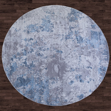 Ковер 03851A - BLUE / BLUE - Круг ARMINA
