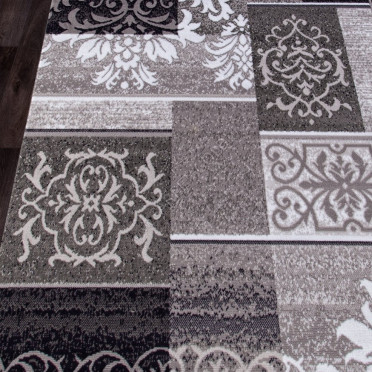 Ковер d216 - GRAY - Прямоугольник - коллекция SILVER
