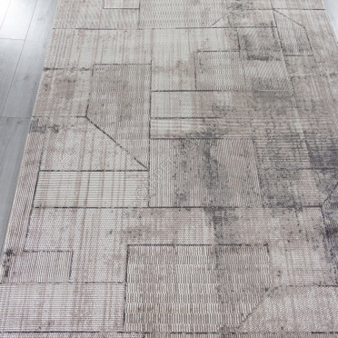 Ковер O2131 - 995 GREY / GREY - Прямоугольник - коллекция BRAND
