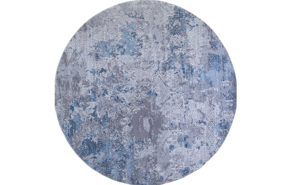 Ковер 03851A - BLUE / BLUE - Круг ARMINA