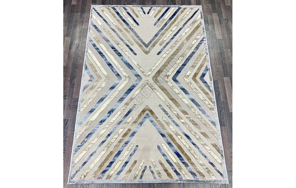 D037A_CREAM SHIRINK BLUE FDY Semnan