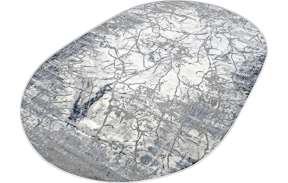 Турецкий ковер Regnum 37941A OVAL BLUE / L.GREY