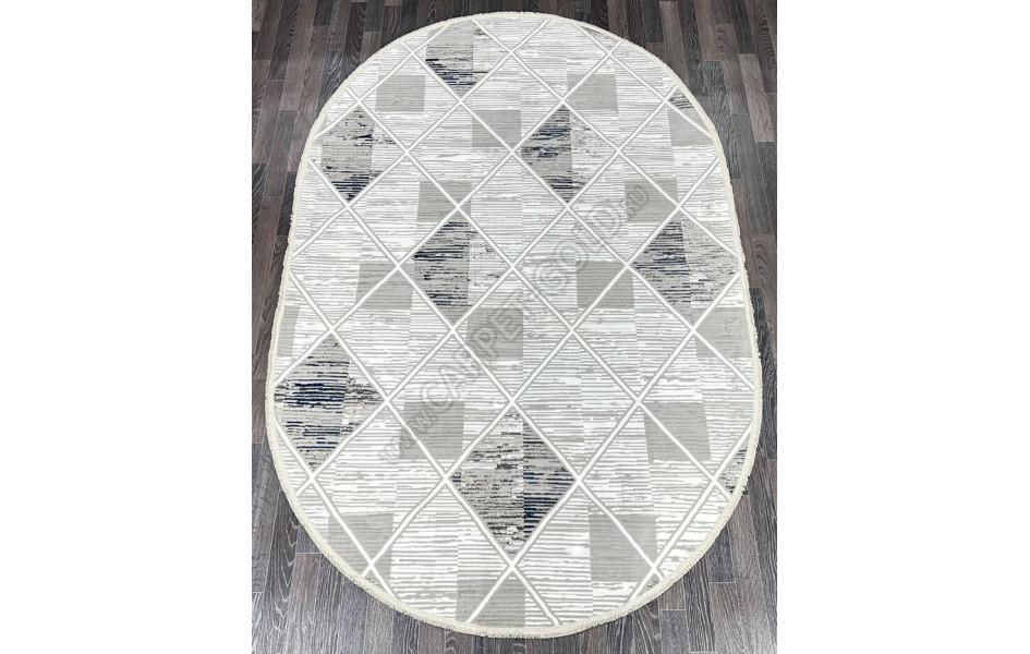 Ковер Gordion 16127_1 овал в скандинавском стиле