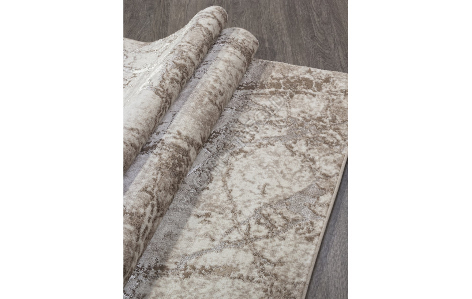 Ковер в стиле модерн F175 - BEIGE - Прямоугольник - коллекция ALABAMA