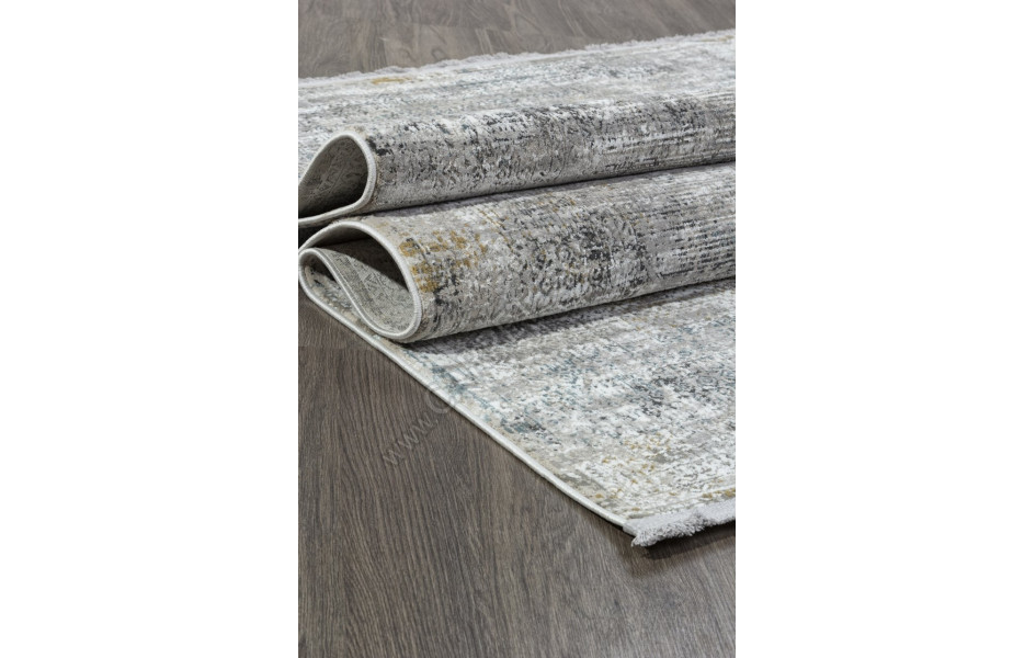 Ковер C270AJ - GREY / BLUE - Прямоугольник - коллекция LORENZO