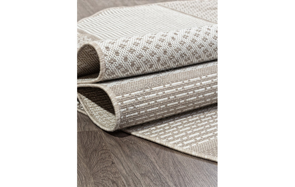 Ковер S139 - BEIGE - Овал - коллекция KAIR